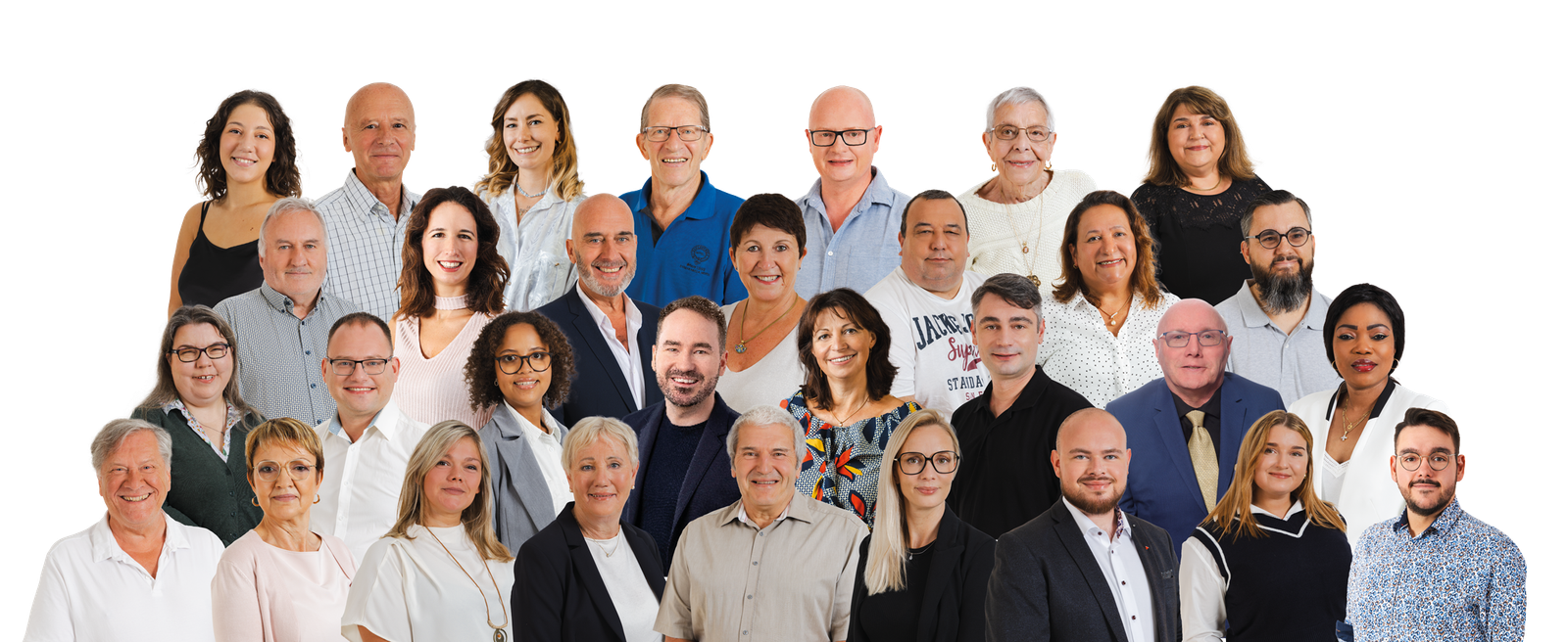 photo de groupe des 31 candidats